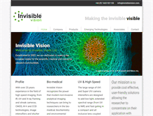 Tablet Screenshot of invisiblevision.com